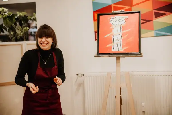 Aktmalerei bei Entkorkte Kunst (2) Aktmalerei bei Entkorkte Kunst (2)