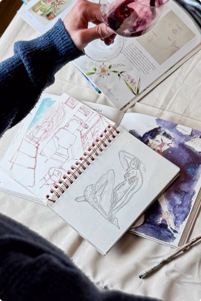 Aktmalerei Entkorkte Kunst Impressionen (1)